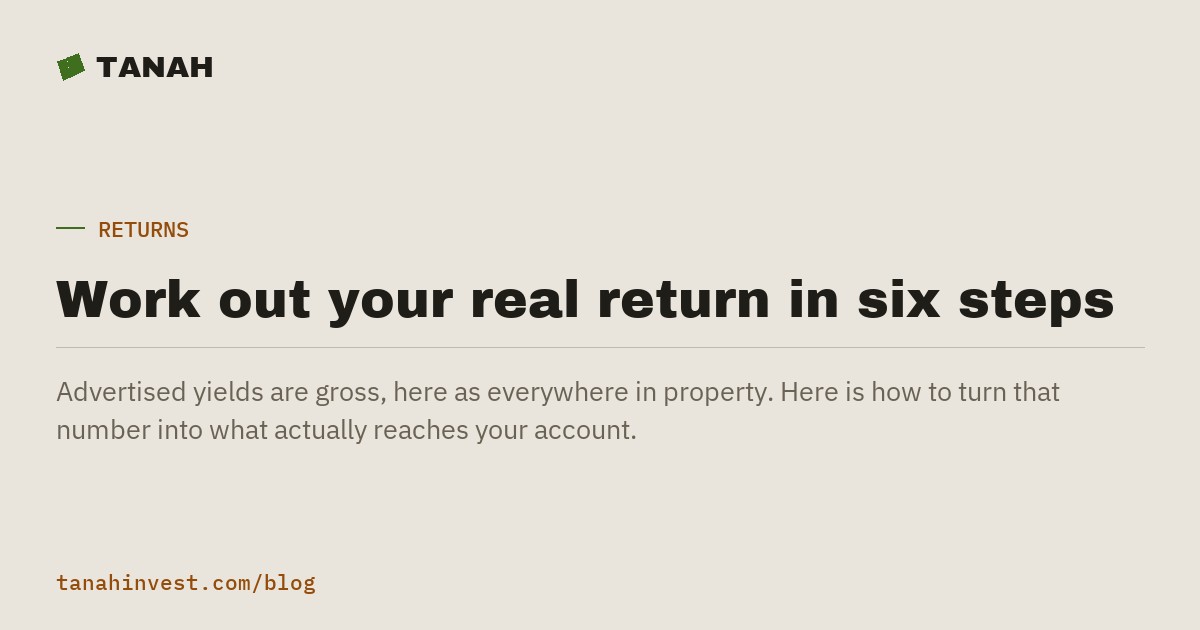 How to work out what lands in your pocket, in six steps