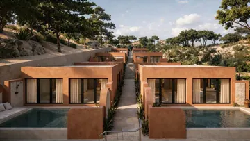 Photo 2 — Villa Privé — 80 m² Mediterranean villa, no sea view, at Dolce Villas Kuta